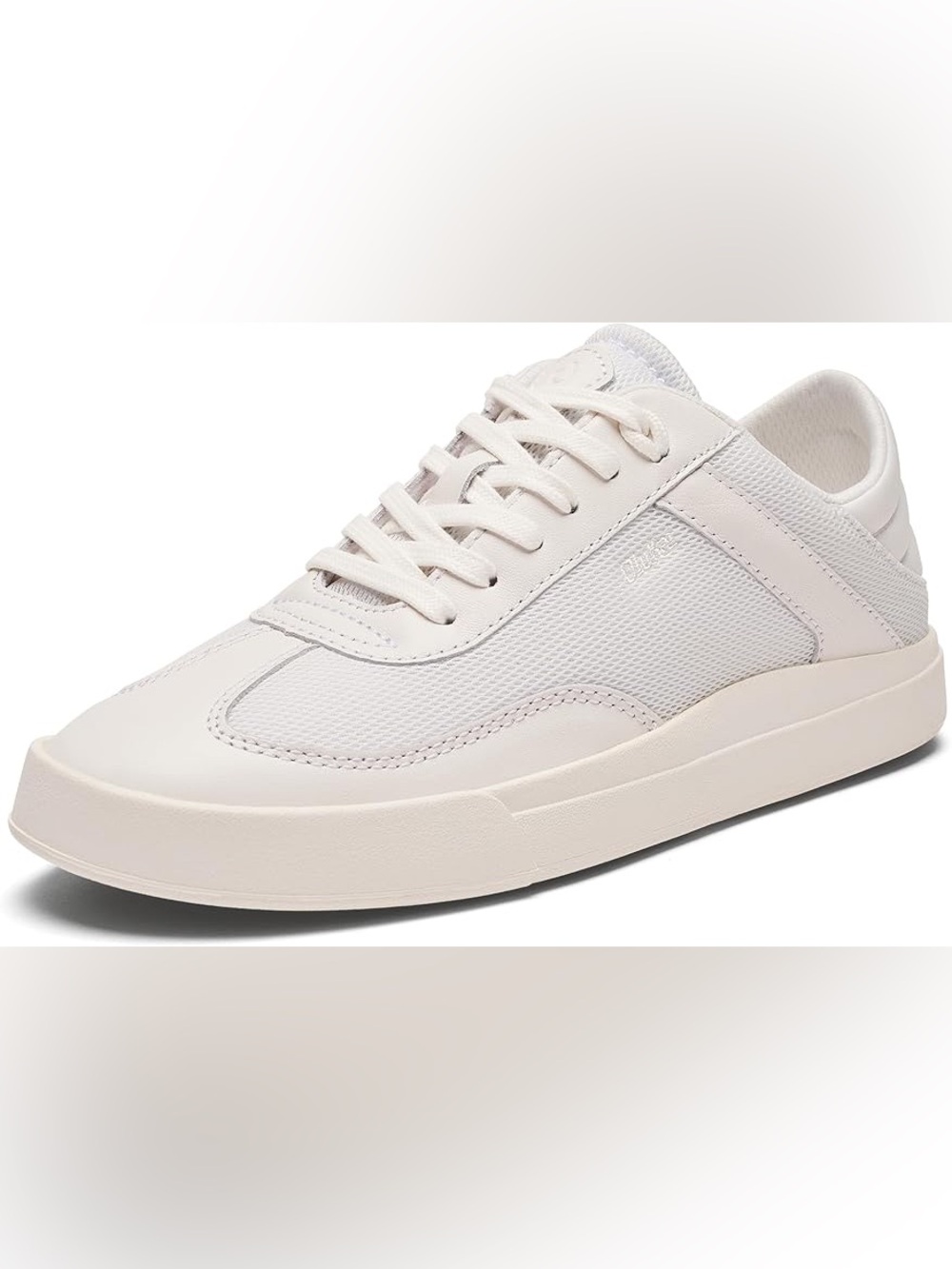 OluKai Women's White Platform Low-Top HA’ UPU Hula Sneakers